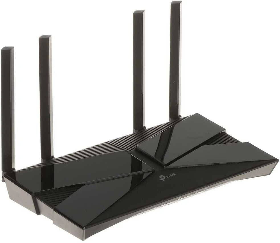 TP-LINK Archer AX20 belaidis maršrutizatorius Dviguba juosta (2,4 GHz / 5 GHz) Gigabitinis eternetas Juoda