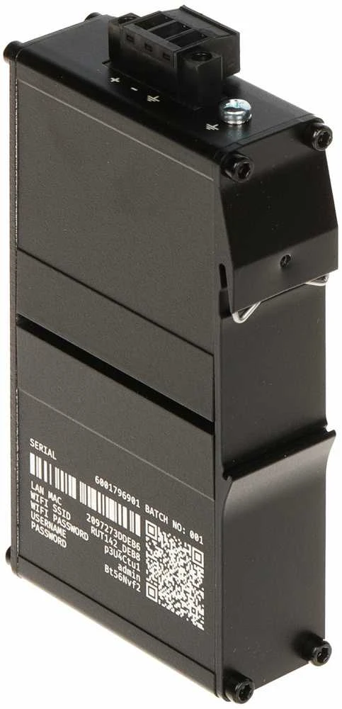 Teltonika | Ethernet Maršrutizatorius with RS232 (RUT142000000) | RUT142 | 802.11n | 10/100 Mbit/s | Ethernet LAN (RJ-45) jungtys 1 | Mesh Support No | MU-MiMO No | No mobile broadband