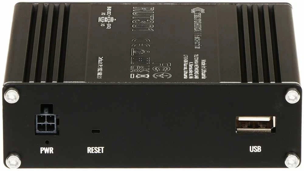 Teltonika | Ethernet Maršrutizatorius | RUT301 | No Wi-Fi | 10/100 Mbit/s | Ethernet LAN (RJ-45) jungtys 5 | Mesh Support No | MU-MiMO No | No mobile broadband