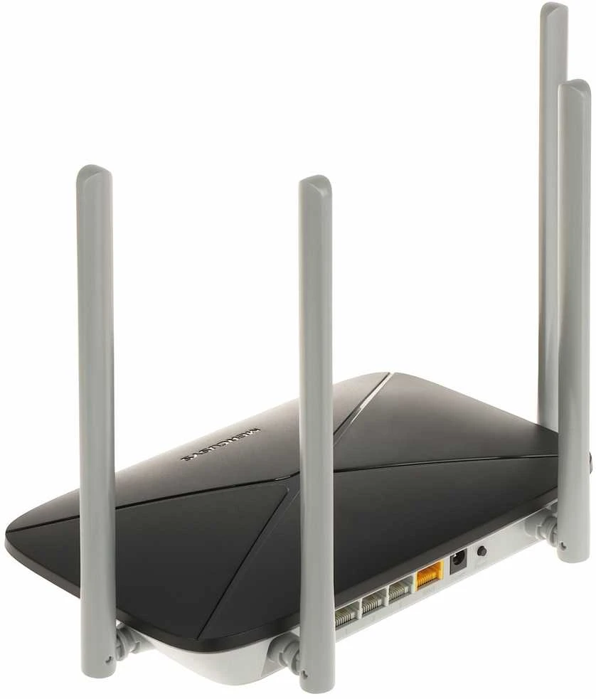 TP-Link Mercusys | AC1200 Dual Band Belaidis maršrutizatorius | AC12 | 802.11ac | 300+867 Mbit/s | 10/100 Mbit/s | Ethernet LAN (RJ-45) jungtys 3 | Mesh Support No | MU-MiMO No | No mobile broadband | Antenna type 4xFixed | No