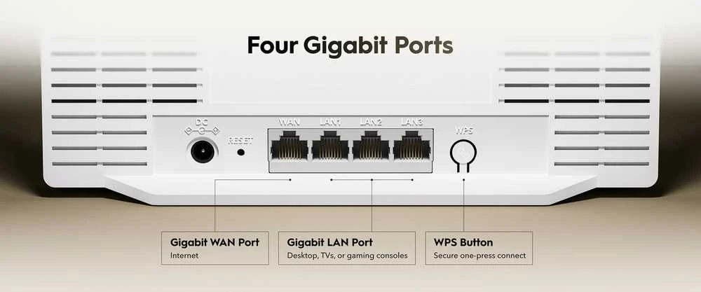 Maršrutizatorius CUDY WR3600E BE3600 Gigabit Wi-Fi 7 Mesh