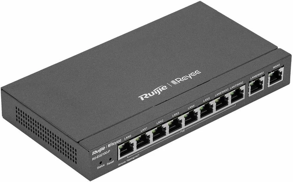 Ruijie MARŠRUTIZATORIUS RG-EG210G-P 8 PoE REYEE