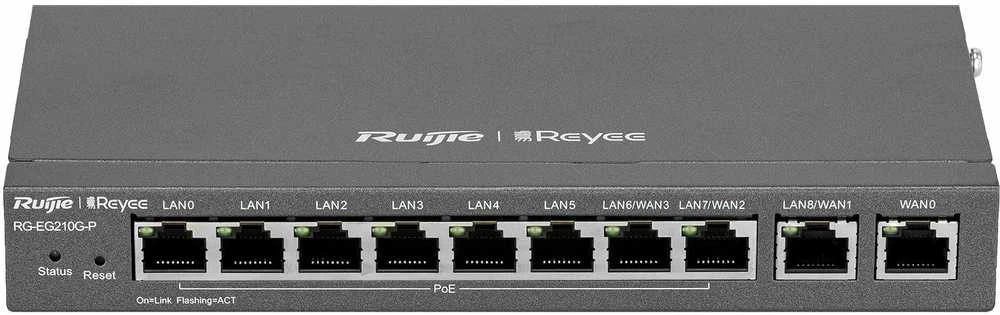 Ruijie MARŠRUTIZATORIUS RG-EG210G-P 8 PoE REYEE