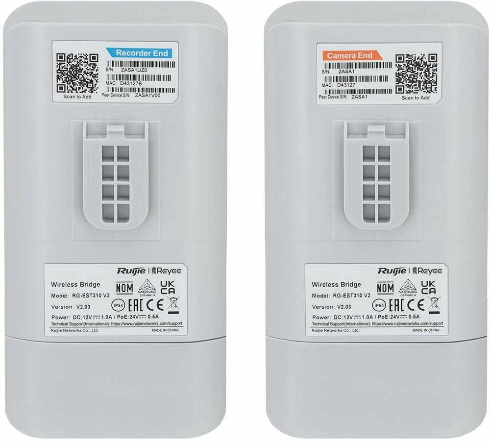 Maršrutizatorius Ruijie BELAIDIS WI-FI TILTAS RG-EST310-V2 Wi-Fi 5, 5 GHz REYEE