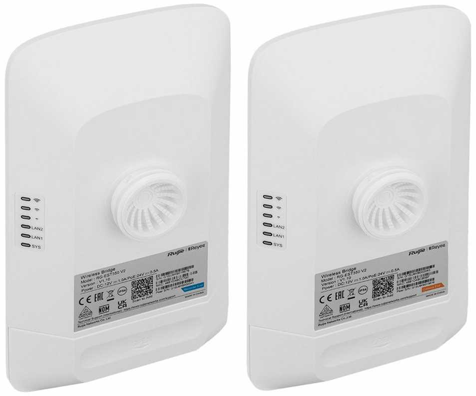 Maršrutizatorius Ruijie BEVIELIO WI-FI TILTAS RG-EST350-V2 Wi-Fi 5, 5 GHz REYEE