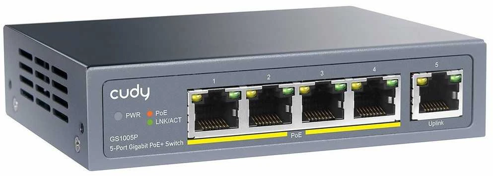 Šakotuvas Komutatorius - Cudy GS1008PS2 Nevaldomas Gigabit PoE Juodas