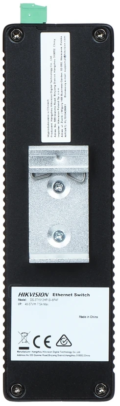 Šakotuvas PRAMONINIS SWITCH'AS POE DS-3T1512HP-SI-8P4FKIT(75W) 8 PRIEVADŲ SFP Hikvision