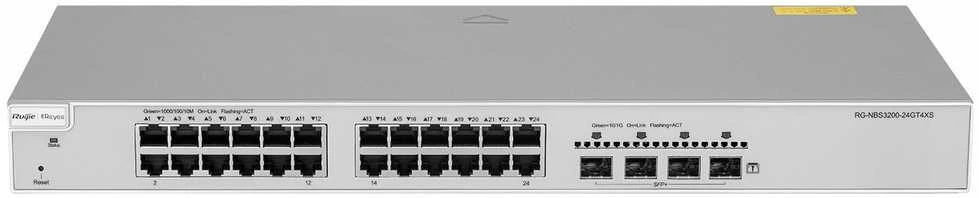 Šakotuvas Ruijie jungiklis RG-NBS3200-24GT4XS 24 PRIEVADŲ REYEE