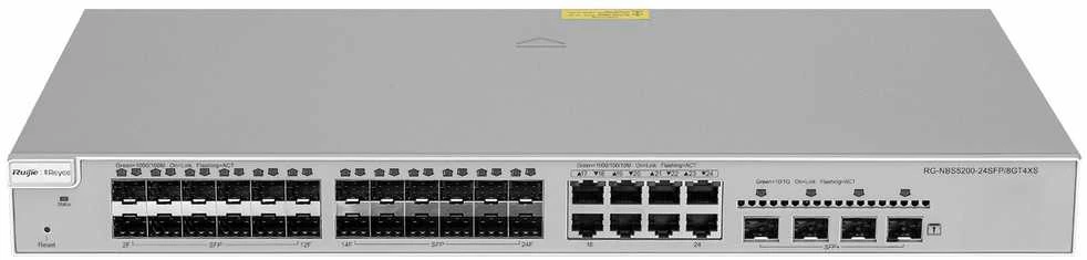 Šakotuvas Ruijie jungiklis SFP RG-NBS5200-24SFP/8GT4XS 24 PRIEVADŲ REYEE