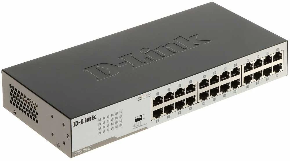 Šakotuvas SWITCH DGS-1024D/E 24 PRIEVADŲ D-Link