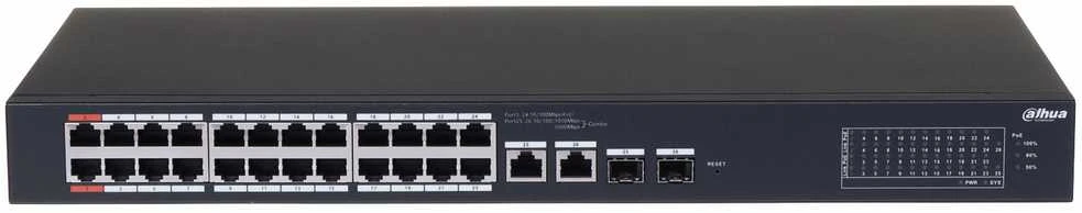 Šakotuvas SWITCH POE CS4226-24ET-240 24 PRIEVADŲ SFP DAHUA