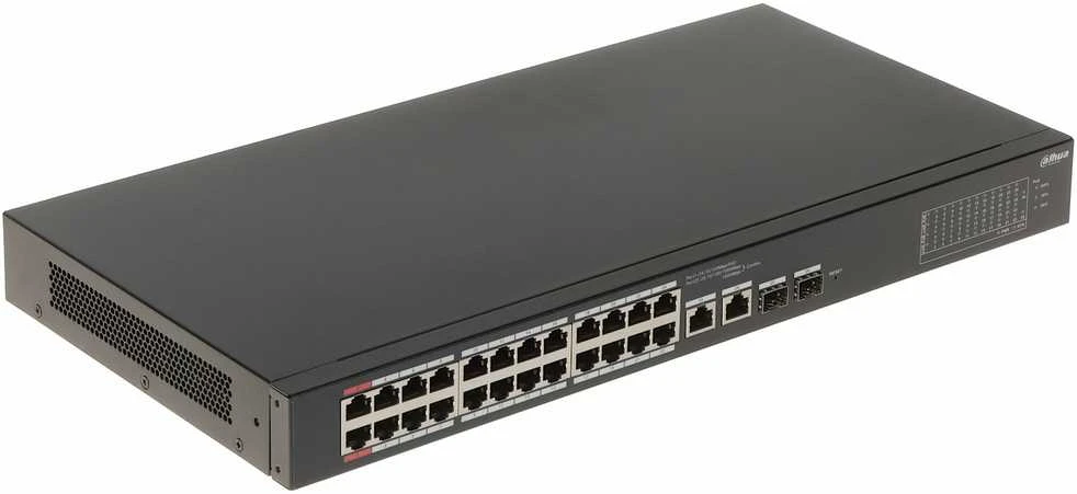 Šakotuvas SWITCH POE CS4226-24ET-375 24 PRIEVADŲ SFP DAHUA