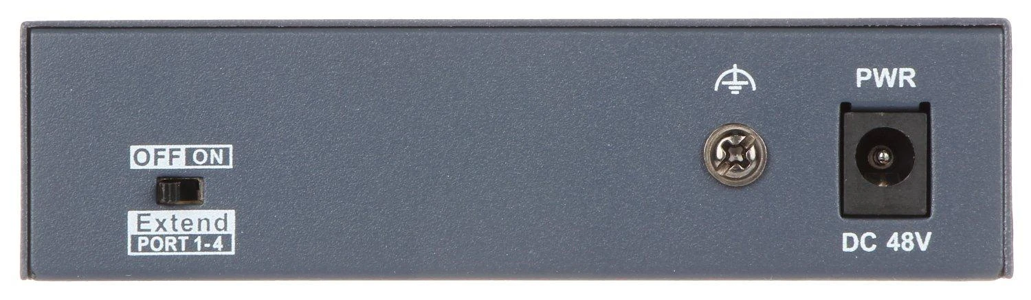 Šakotuvas SWITCH POE DS-3E0105P-E(B) 4 PRIEVADŲ Hikvision