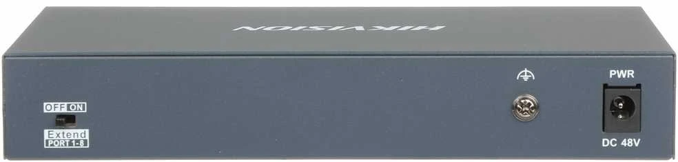 Šakotuvas Hikvision | 8 prievadų Gigabit jungiklis | DS-3E0109P-E(C) | Nevaldomas | Darbalaukis | PoE/Poe+ jungtys kiekis 8