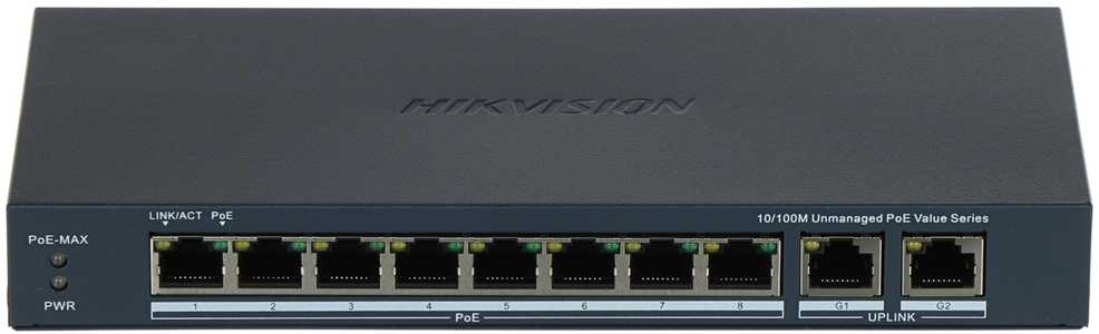 PoE šakotuvas Hikvision DS-3E0310P-E/M