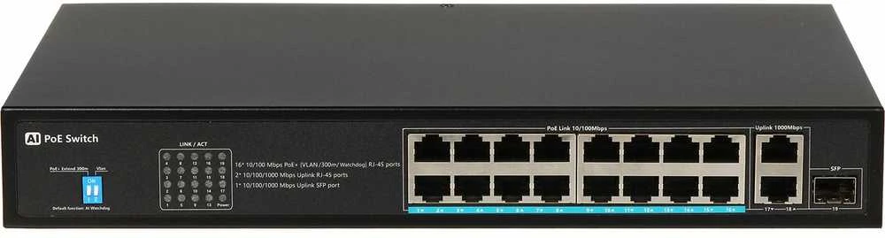 Šakotuvas SWITCH POE GTX-B1-18-16G1SFP/X 16 PRIEVADŲ SFP