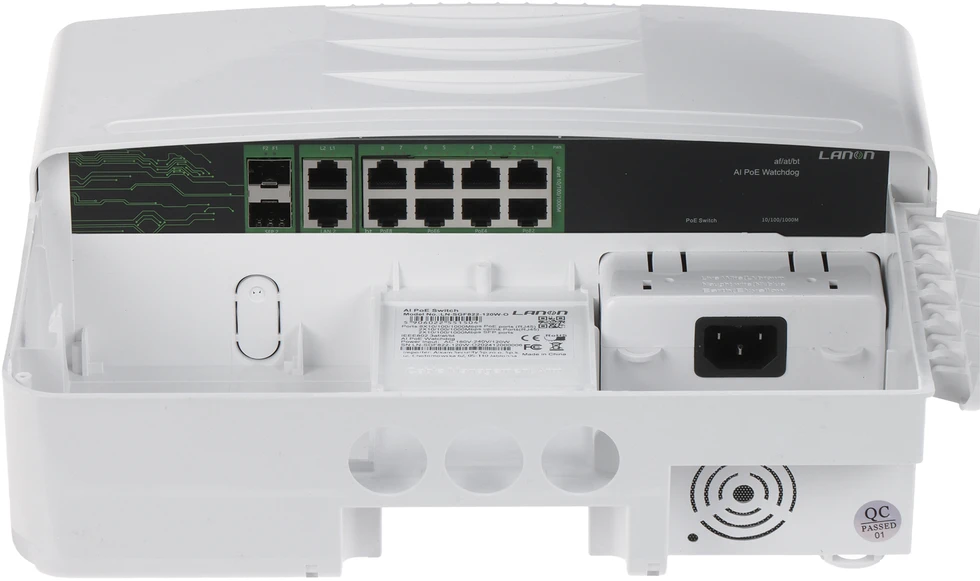 Šakotuvas Dahua Technology Jungiklis POE LN-SGF822-120W-O 8 PRIEVADŲ + SFP IP65 LANON