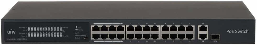 Šakotuvas SWITCH POE NSW2020-24T1GT1GC-POE-IN 24 PRIEVADŲ SFP UNIVIEW