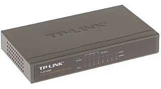 Šakotuvas TP-LINK 8 prievadų PoE jungiklis 4 PoE prievadai