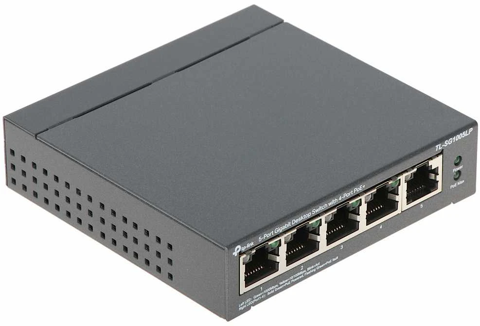 Šakotuvas SWITCH POE TL-SG1005LP 5 PRIEVADŲ TP-LINK