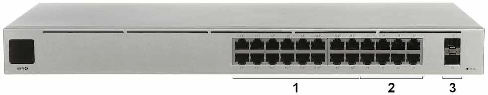 Šakotuvas SWITCH POE USW-24-POE 24 PRIEVADŲ SFP UBIQUITI / UniFi