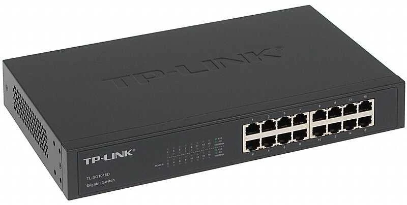 Šakotuvas TP-LINK 16 port Gigab. ECO-Switch 19in