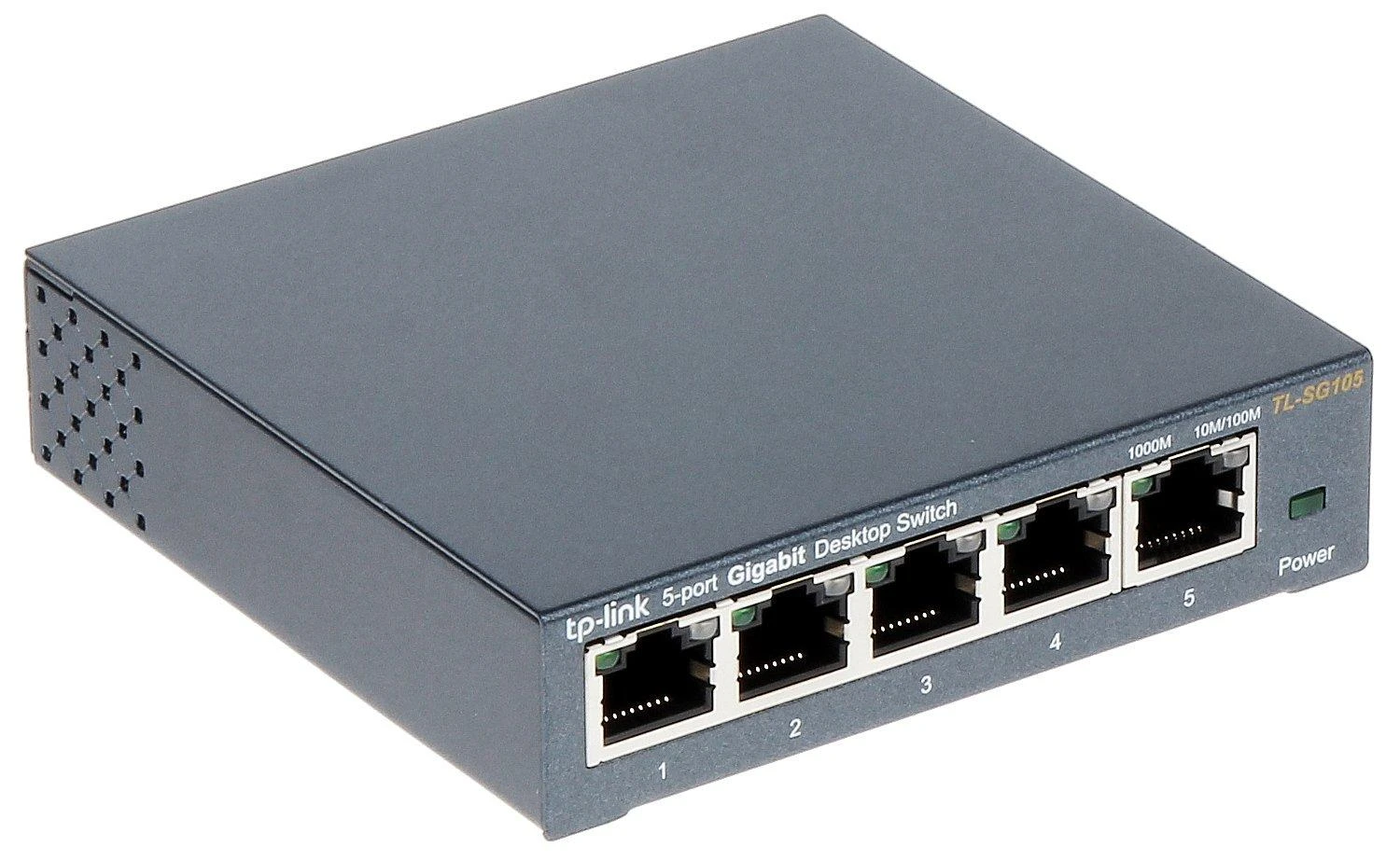 Šakotuvas Komutatorius TP-LINK, 5-port, metalinis korpusas, juodas / TL-SG105