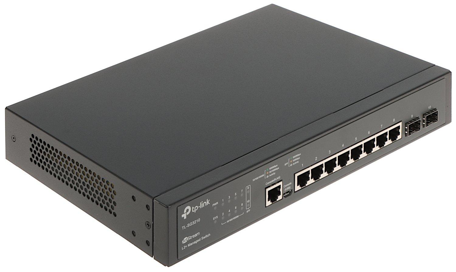 Šakotuvas JUNGIKLIS TL-SG3210 8 PRIEVADŲ SFP TP-LINK