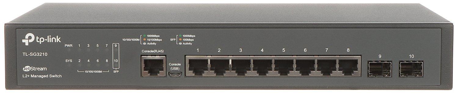 Šakotuvas JUNGIKLIS TL-SG3210 8 PRIEVADŲ SFP TP-LINK