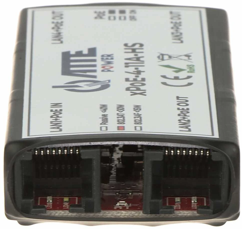 Šakotuvas SWITCH‘AS POE, EXTENDER XPOE-4-11A-HS 4 PRIEVADŲ ATTE