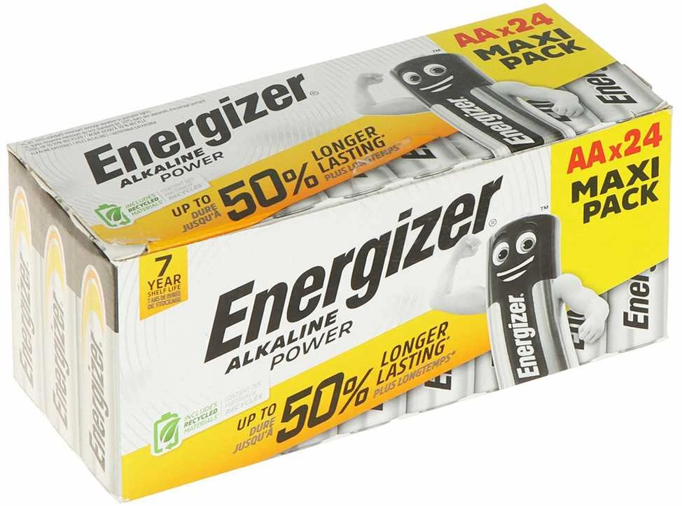 ENERGIZER BATTERIES AP AA LR6 24 PIECES NEW