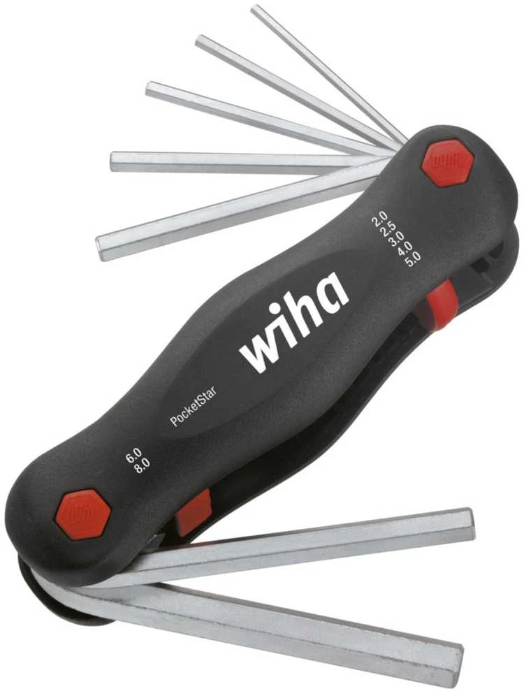 Wiha Daugiafunkcinis įrankis PocketStar Šešiakampis, 7 vnt., SB variantas su euro skyle