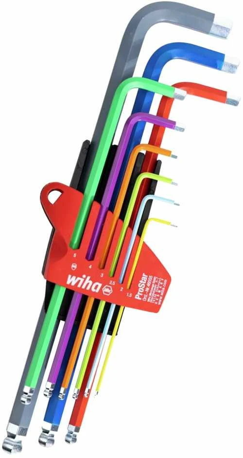 ŠEŠIABRAUNIŲ RAKTŲ RINKINYS WH-PROSTAR/46555 WIHA