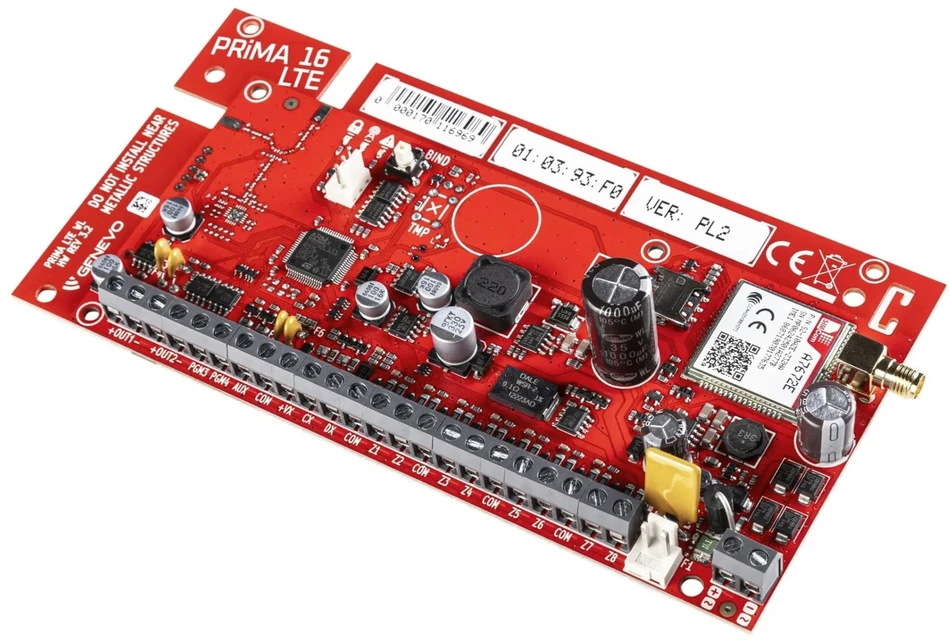 SIGNALIZACIJOS CENTRALĖ PRIMA16LTE-BOX GENEVO