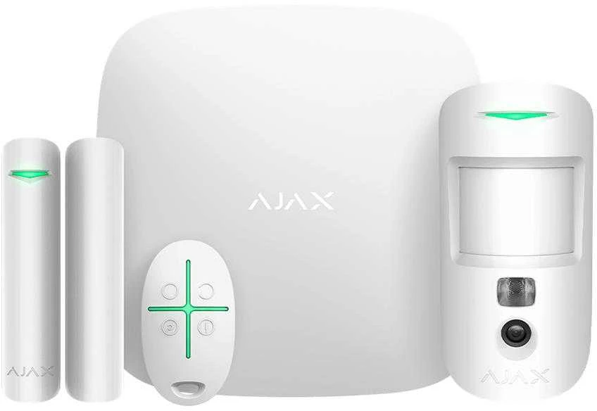 Signalizacijos komplektas AJAX STARTERKIT CAM PLUS 20294 / 38174, baltas