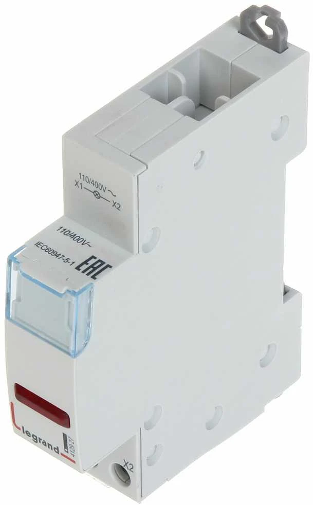 SIGNALIZAVIMO LEMPUTĖ LED LE-412927 MONTAVIMAS ANT BĖGIO DIN (TS-35) LEGRAND