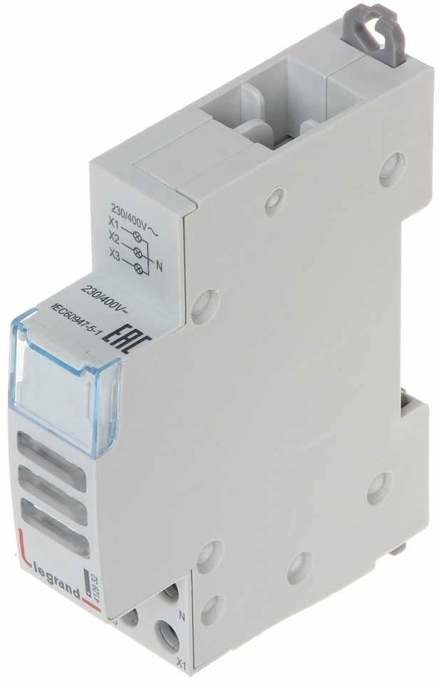 SIGNALIZAVIMO LEMPUTĖ LED LE-412932 MONTAVIMAS ANT BĖGIO DIN (TS-35) LEGRAND