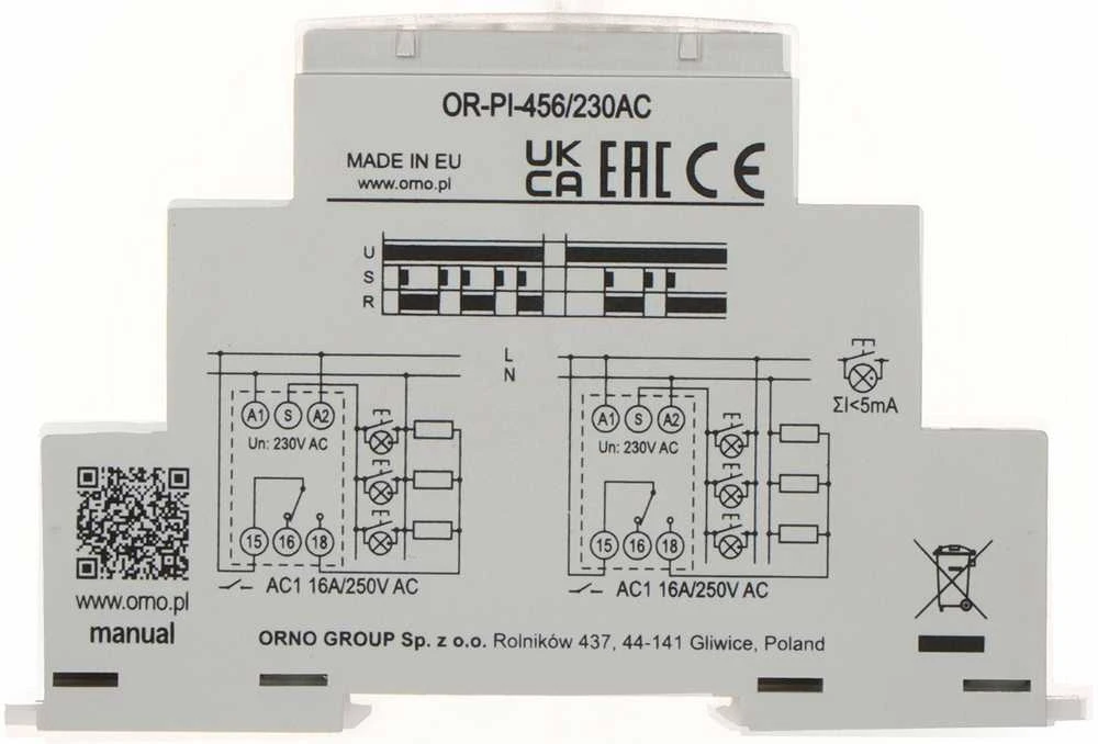 SIŲSTUVAS OR-PI-456/230AC ORNO