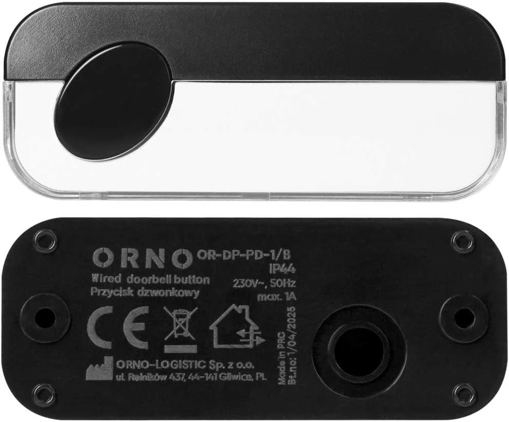 SKAMBUČIO MYGTUKAS OR-DP-PD-1/B JUODA ORNO