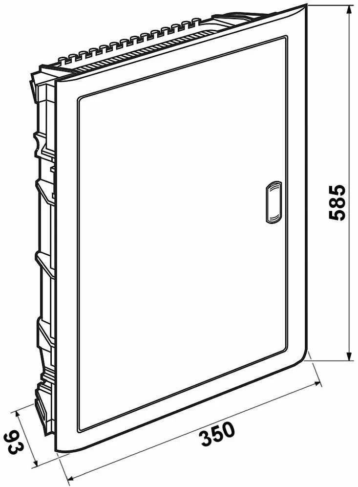 SKIRSTIKLIS PO TINKU 36-MODULINIS LE-602433 RWN LEGRAND