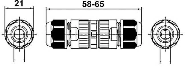 TST SUJUNGIMO DĖŽUTĖ PUH-3P-M16