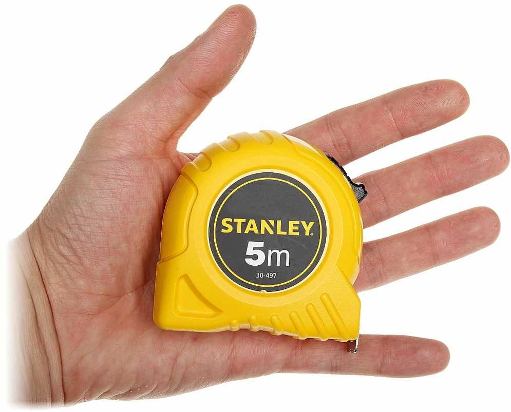 STANLEY MIARA ZWIJANA 5m PLASTIKOWY KORPUS, KARTA