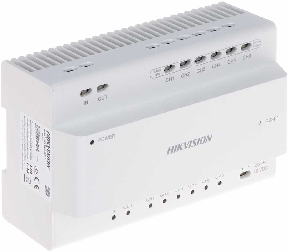 SWITCH DS-KAD7060EY 2 LAIDŲ VAIZDO DOMOFONO SISTEMOMS HIKVISION