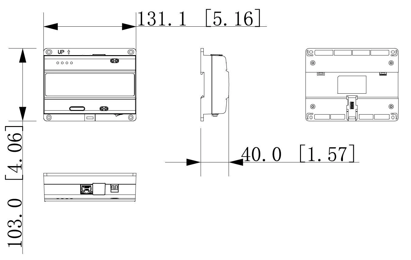 SWITCH VTNS1001B-2 DAHUA 2-wire
