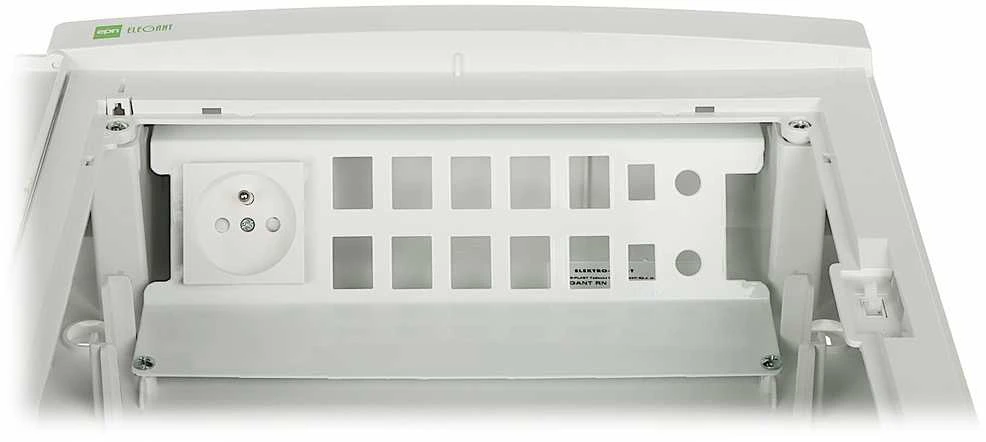 TELEKOMINIKACIJOS ANT TINKO MONTUOJAMA DĖŽĖ ELEGANT-MEDIA-2X12/NT/W/EPN Elektro-Plast