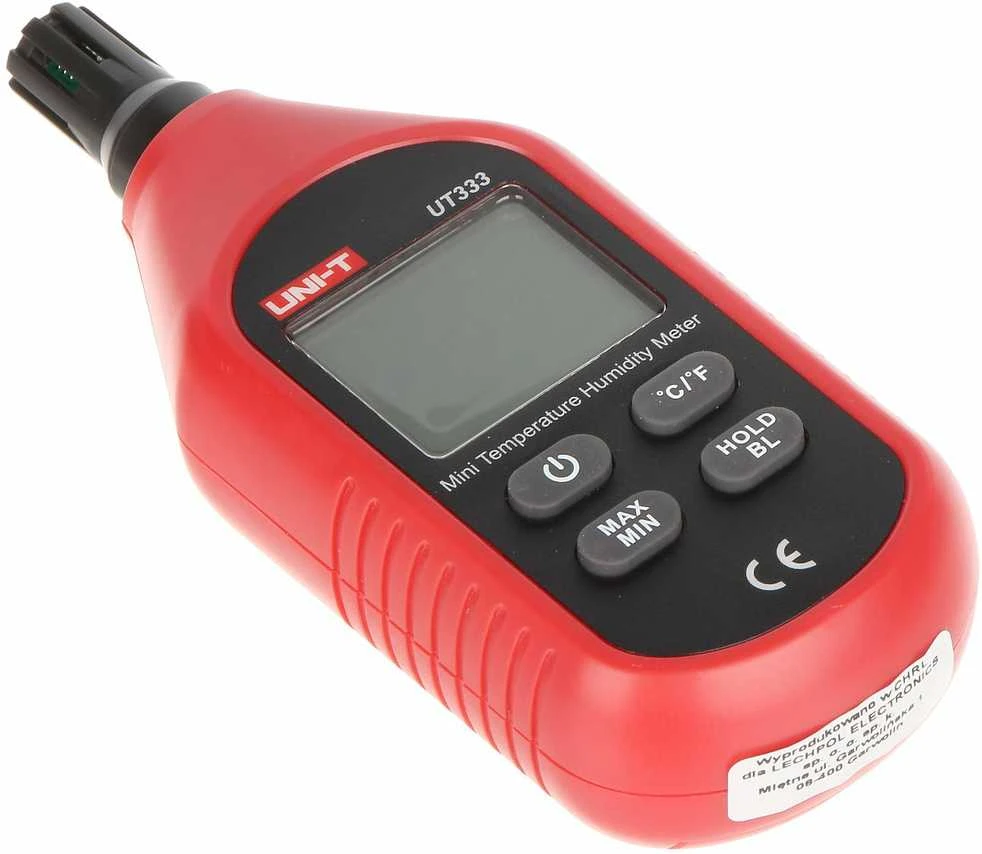 Temperatūros ir drėgmės matuoklis mini UT333 UNI-T