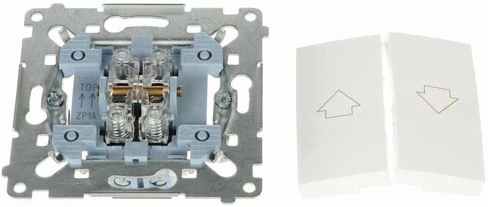 Kontakt Simon TIESIOGINIO VALDYMO MYGTUKAS ROLETĖMIS DZP1A.01/11-SIMON54 250 V 16 A