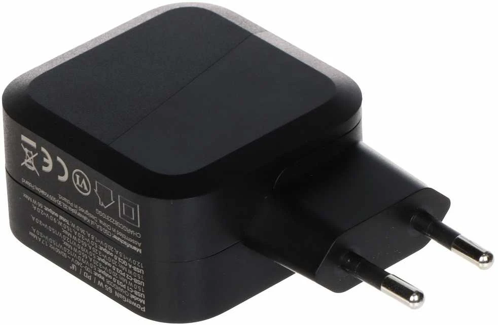 Green Cell Žalias Cell Žalias CELL Charger PowerGaN 65W 2x USB-C PD 1x USB-A UC GaN