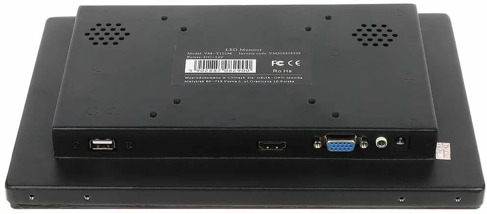 TOUCH SCREEN MONITORIUS VGA, HDMI, AUDIO VM-T101M 10.1 " VILUX