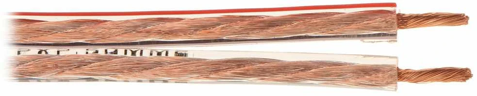 Cabletech Laidas kolonėlėms 2x2.5mm² skaidrus, OFC varinis